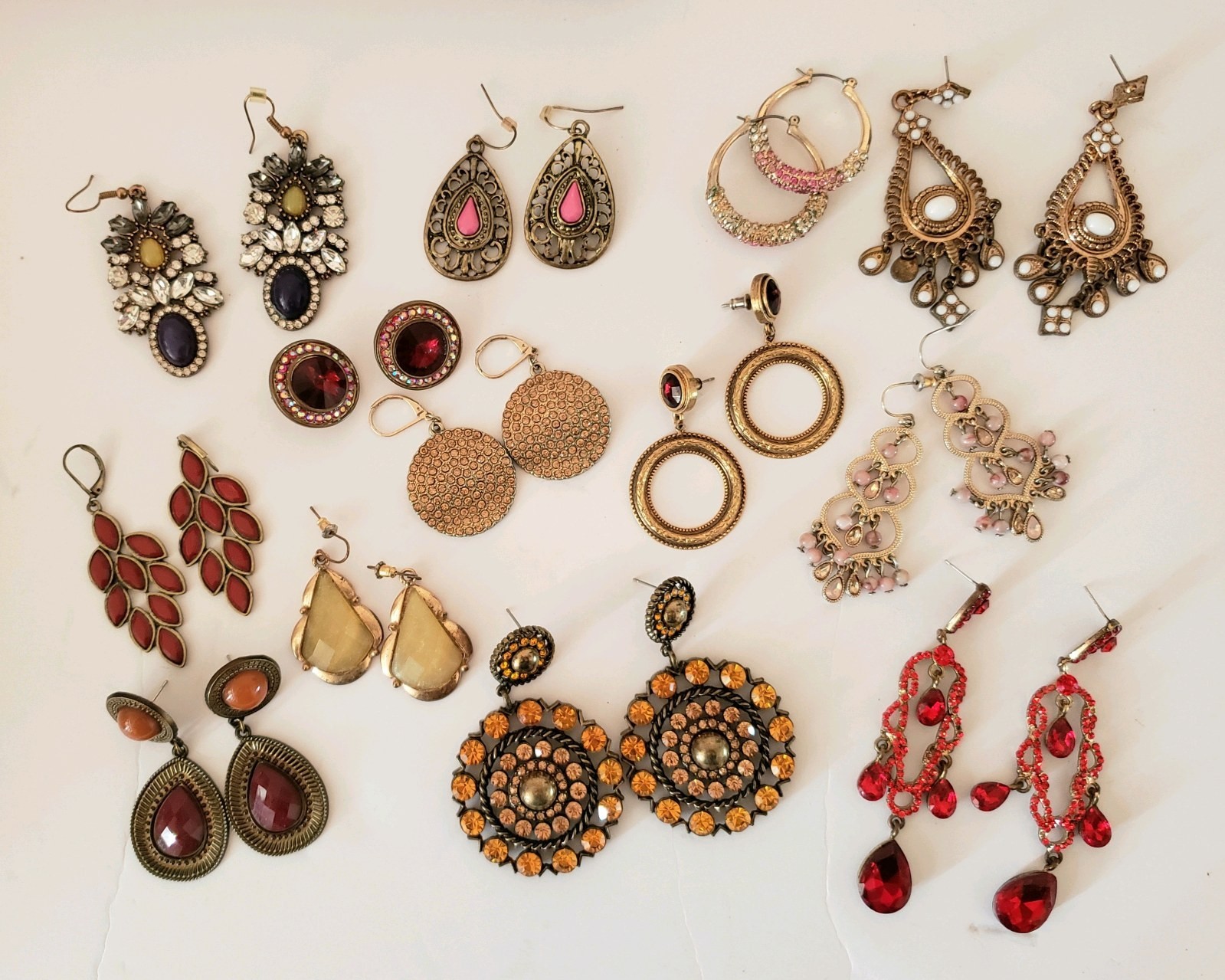 Gold-Tone Earring Lot