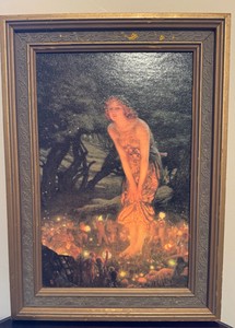 Midsummer Eve by Edward Robert Hughes  Framed Vintage Print