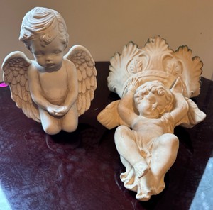 Decorative Cherub & Wall Hanging Angel