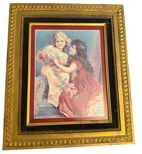 Antique Victorian Chromolithograph Print