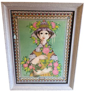 Lady of the North 1970s print by Bjrn Wiinblad