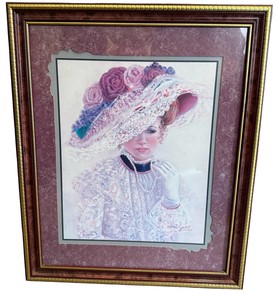 Thru Gods Grace Framed Victorian Portrait Print by Bettie Hebert-Felder