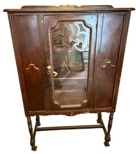 20th-century Jacobean Revival Style China Cabinet