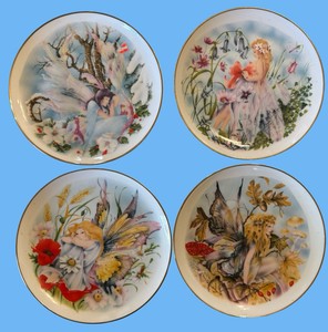 Woodland Fairy Porcelain Collector Plates