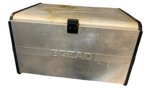 1950s Vintage Kromex Aluminum Bread Box