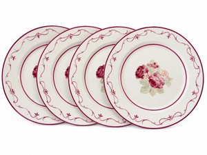 Waverly Garden Room Vintage Rose 11 Dinner Plates