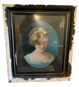 Antique Turn-of-the-Century Portrait Lithograph