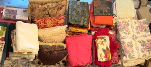 Decorative Linens, Pillows, and Fabric Lot