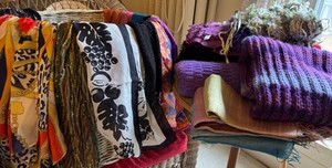 Vintage Silk Scarves & Statement Belts