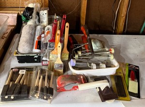 Assorted Painting Supplies