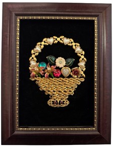 Jewelry Bouquet Framed Wall Art