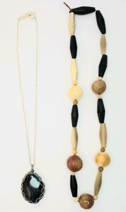 Natural Stone Necklace Lot