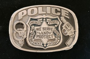 1964 Novelty Law Enforcement Belt Buckle
