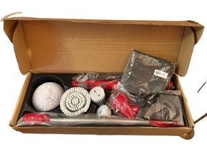NEW IN BOX Topex Cordless Power Scrubber Set  Dual 20V & 4V Cleaning Brushes