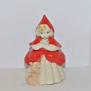 Vintage 405 Goldilocks Cookie Jar  Mismatched Lid
