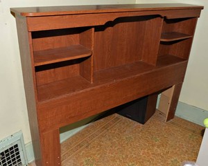 Vintage Wooden Headboard  62.5 Wide