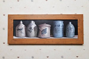 Crock-Themed Wall Art  26.5 x 10.5