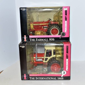ERTL Britains Precision Key Series Tractors  Set of 2