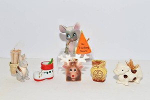 Vintage Toothpick Holder Collection  Set of 6