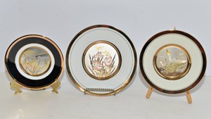 Chokin Collector Plates  Set of 3