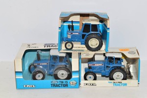 ERTL Ford Tractor Models  Set of 3, 132 Scale