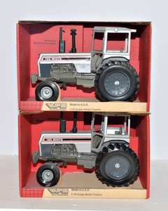 Scale Models White Farm Equipment  Set of 2, 116 Scale
