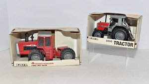 ERTL Massey Ferguson Tractor Models  Four-Wheel-Drive Tractor and 3050 Tractor