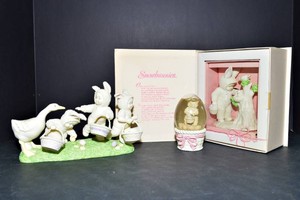 Snowbabies Spring & Easter Figurines  Set of 3