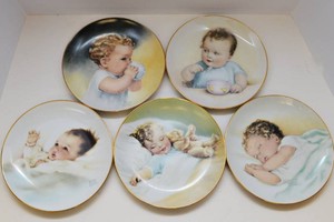 Bessie Pease Gutmann Collector Plates  Set of 5
