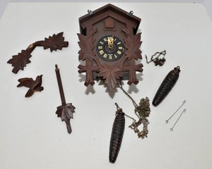 Antique Cuckoo Clock  Needs Repair