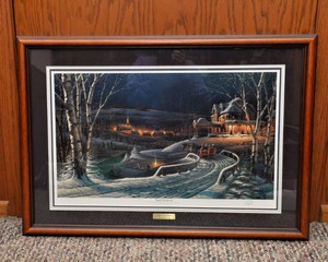 Terry Redlin Family Traditions  Christmas 1989 SIGNED