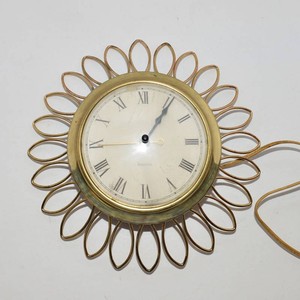 Westclox Frill Sunburst Electric Wall Clock  11