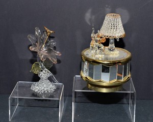 Small Glass Sculptures  Set of 2