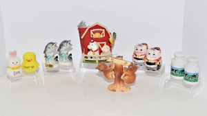 Vintage Salt & Pepper Shakers  Set of 6