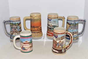 Miller Beer Steins  Set of 6
