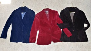 Vintage Velvet Blazers  Set of 3