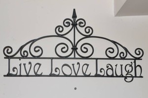 Live Laugh Love Metal Wall Hanging  25