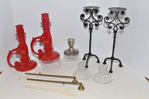 Vintage Candle Holders & Candle Snuffers