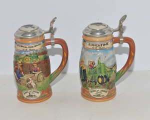 John Deere Limited Edition Collector Steins  Set of 2