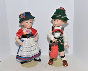 German Dolls  Set of 2