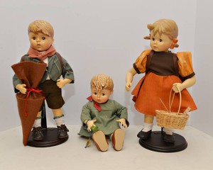 Large Goebel Hummel Dolls  Set of 3