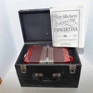 Vintage Bastari Concertina with Case