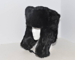 American Classics Rabbit Fur Trapper Hat  Size Large
