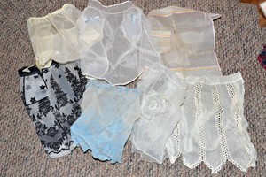 Vintage Sheer Waist Aprons  Set of 7