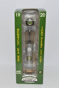 Gearbox Collectibles John Deere 1920s Gas Pump Mechanical Coin Bank