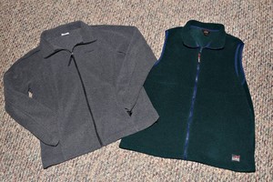 L.L.Bean Vest & Columbia Zip-Up  Size XL