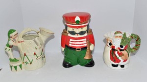 Christmas Cookie Jar & Pitchers