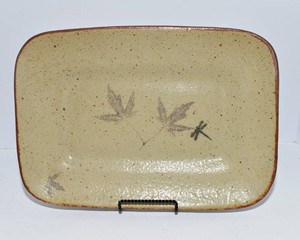 Handmade Pottery Platter  15 x 11