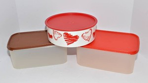 Vintage Tupperware Containers  Set of 3
