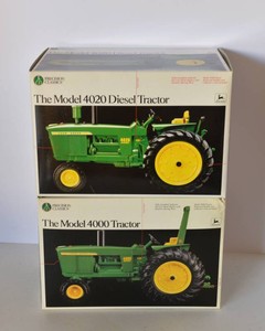 ERTL John Deere Precision Classics Models - Model 4000 Tractor & Model 4020 Diesel Tractor